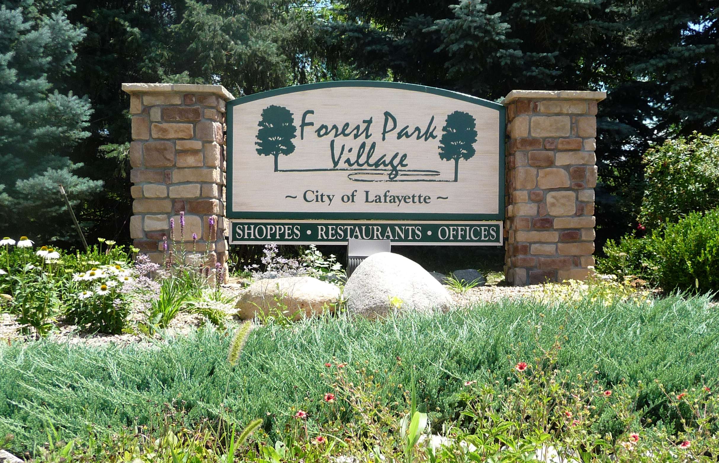 Forest Park Entry Sign